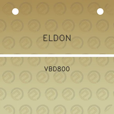 eldon-vbd800