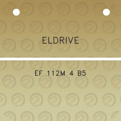 eldrive-ef-112m-4-b5