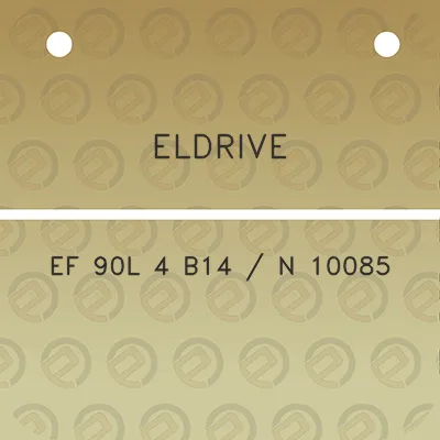 eldrive-ef-90l-4-b14-n-10085