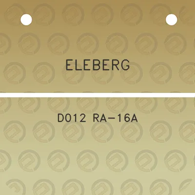 eleberg-d012-ra-16a