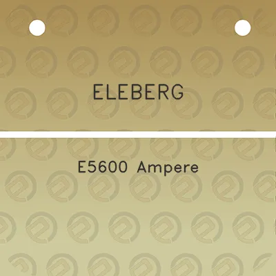 eleberg-e5600-ampere