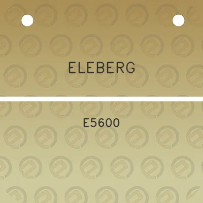 eleberg-e5600