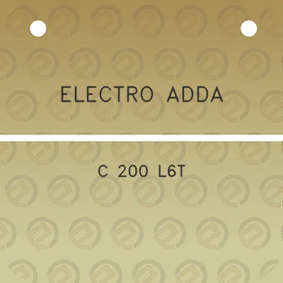 electro-adda-c-200-l6t