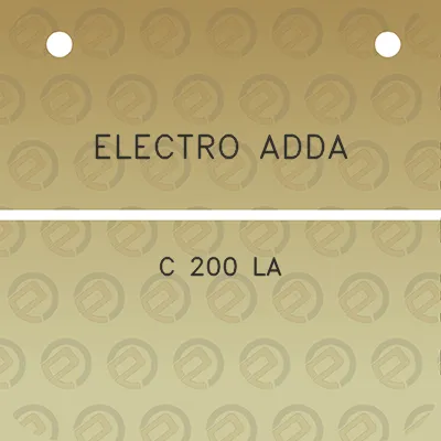 electro-adda-c-200-la