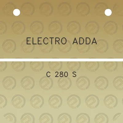 electro-adda-c-280-s