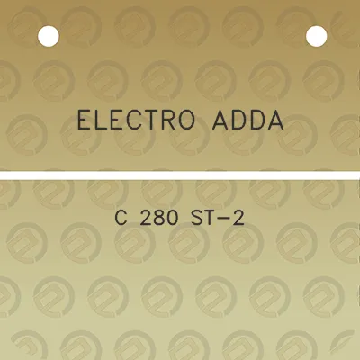 electro-adda-c-280-st-2