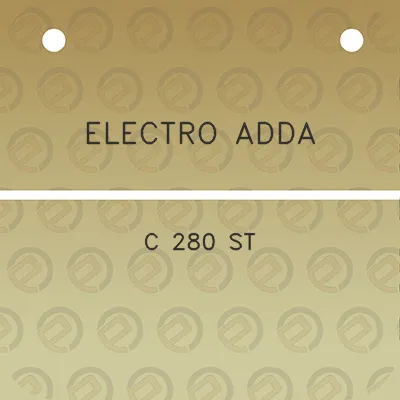 electro-adda-c-280-st