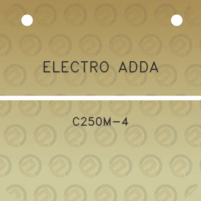 electro-adda-c250m-4