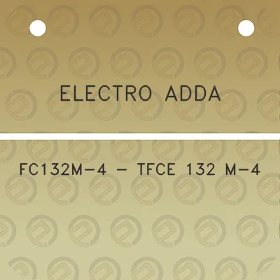 electro-adda-fc132m-4-tfce-132-m-4