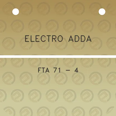 electro-adda-fta-71-4