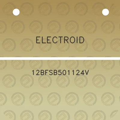 electroid-12bfsb501124v