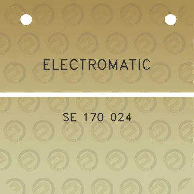 electromatic-se-170-024