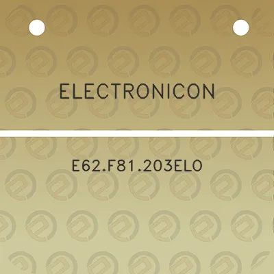 electronicon-e62f81203elo