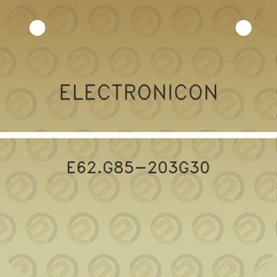 electronicon-e62g85-203g30