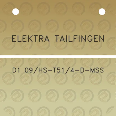 elektra-tailfingen-d1-09hs-t514-d-mss