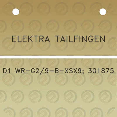 elektra-tailfingen-d1-wr-g29-b-xsx9-301875