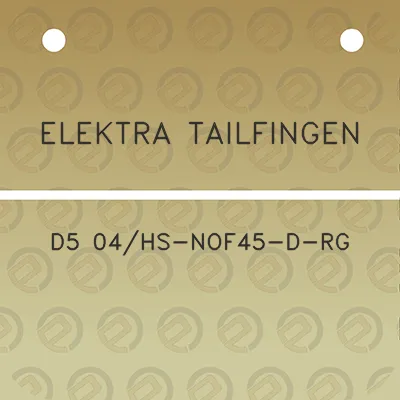 elektra-tailfingen-d5-04hs-nof45-d-rg