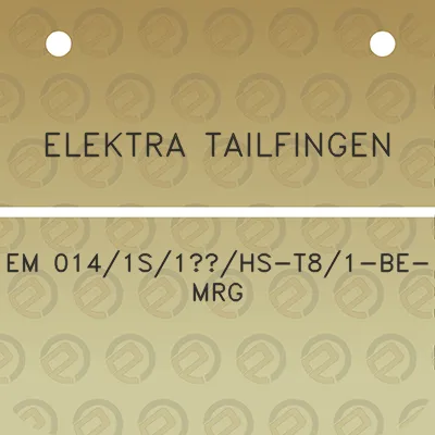 elektra-tailfingen-em-0141s1ohs-t81-be-mrg