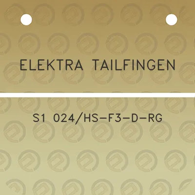 elektra-tailfingen-s1-024hs-f3-d-rg