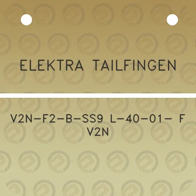 elektra-tailfingen-v2n-f2-b-ss9-l-40-01-f-v2n