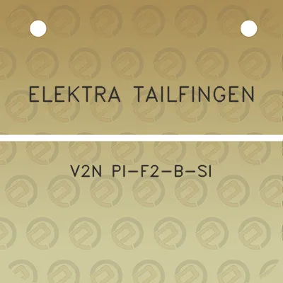 elektra-tailfingen-v2n-pi-f2-b-si