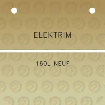 elektrim-160l-neuf