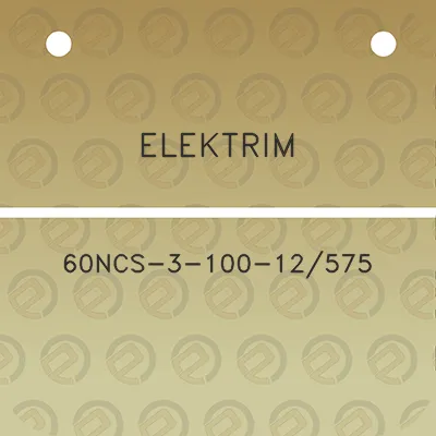 elektrim-60ncs-3-100-12575