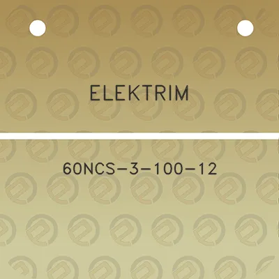 elektrim-60ncs-3-100-12