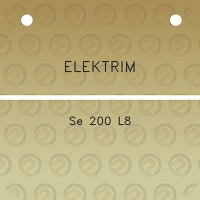 elektrim-se-200-l8