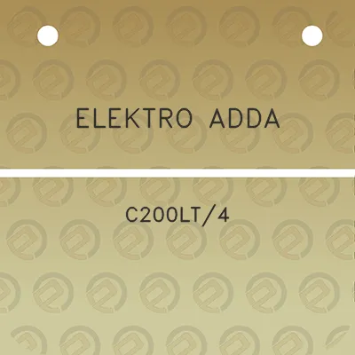 elektro-adda-c200lt4