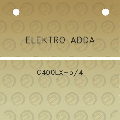 elektro-adda-c400lx-b4