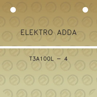 elektro-adda-t3a100l-4