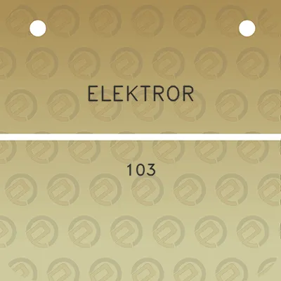 elektror-103