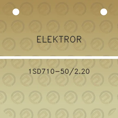 elektror-1sd710-50220