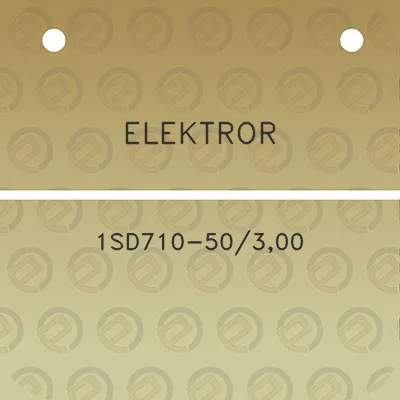 elektror-1sd710-50300