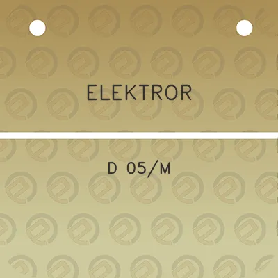 elektror-d-05m