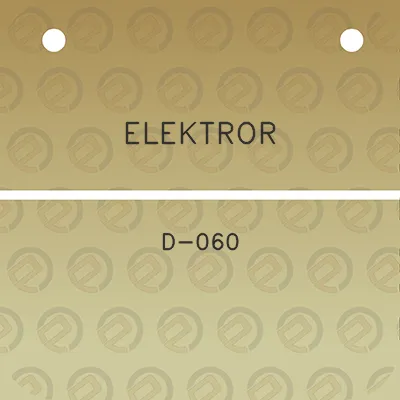 elektror-d-060