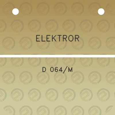 elektror-d-064m