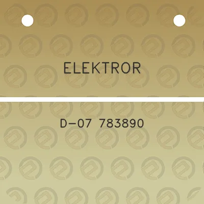 elektror-d-07-783890