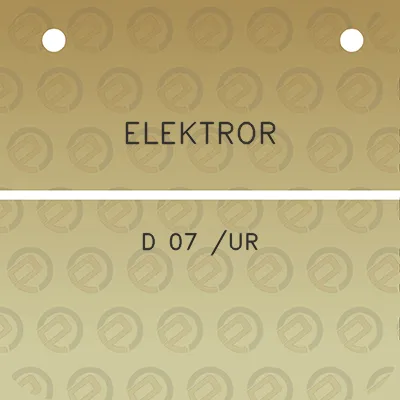 elektror-d-07-ur