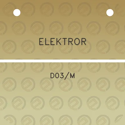 elektror-d03m