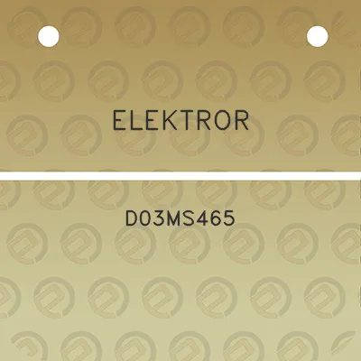 elektror-d03ms465