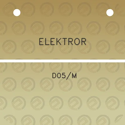 elektror-d05m