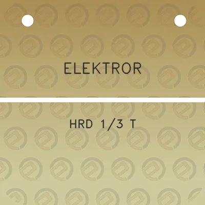 elektror-hrd-13-t