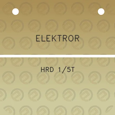 elektror-hrd-15t