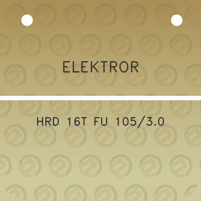 elektror-hrd-16t-fu-10530