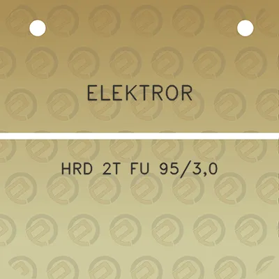 elektror-hrd-2t-fu-9530