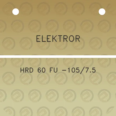 elektror-hrd-60-fu-10575