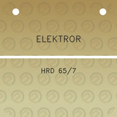 elektror-hrd-657