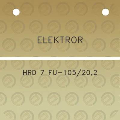 elektror-hrd-7-fu-105202